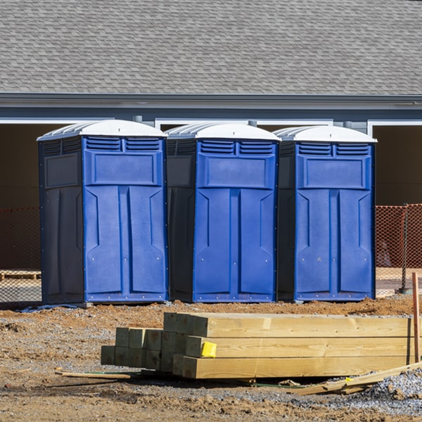 is there a specific order in which to place multiple portable restrooms in Springlake